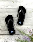 Unisex Black Volkswagen Flip Flops™