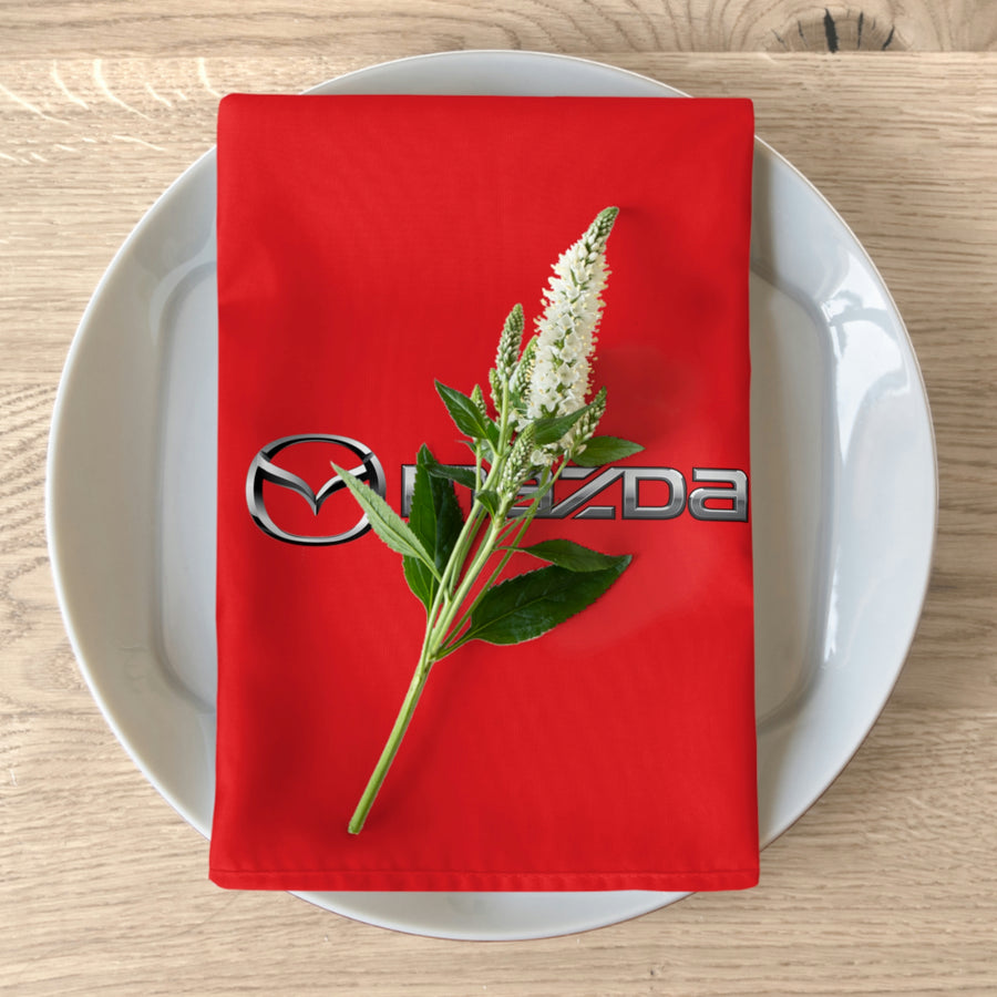 Red Mazda Table Napkins (set of 4)™