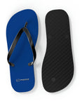 Unisex Dark Blue Mazda Flip Flops™