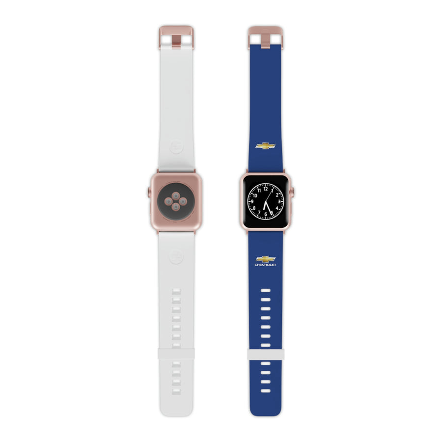 Dark Blue Chevrolet Watch Band for Apple Watch™