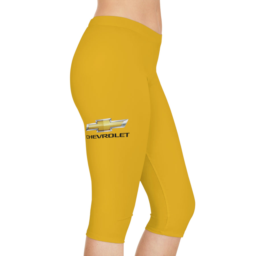 Women's Yellow Chevrolet Capri Leggings™