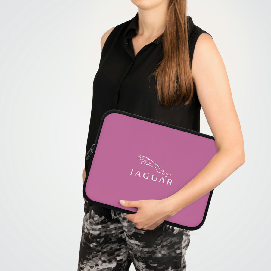 Light Pink Jaguar Laptop Sleeve™