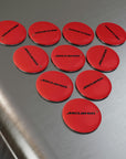 Red McLaren Button Magnet, Round (10 pcs)™