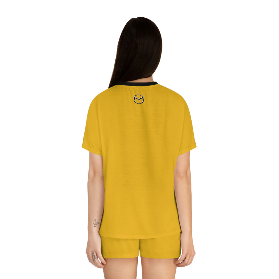 Women's Yellow Mazda Short Pajama Set™