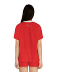 Women's Red Jaguar Short Pajama Set™