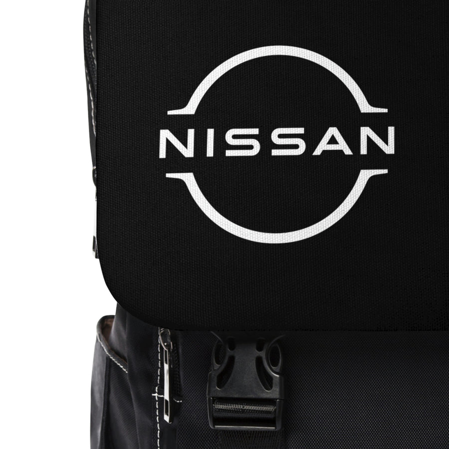 Unisex Black Casual Shoulder Nissan GTR Backpack™