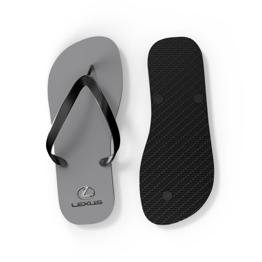 Unisex Grey Lexus Flip Flops™