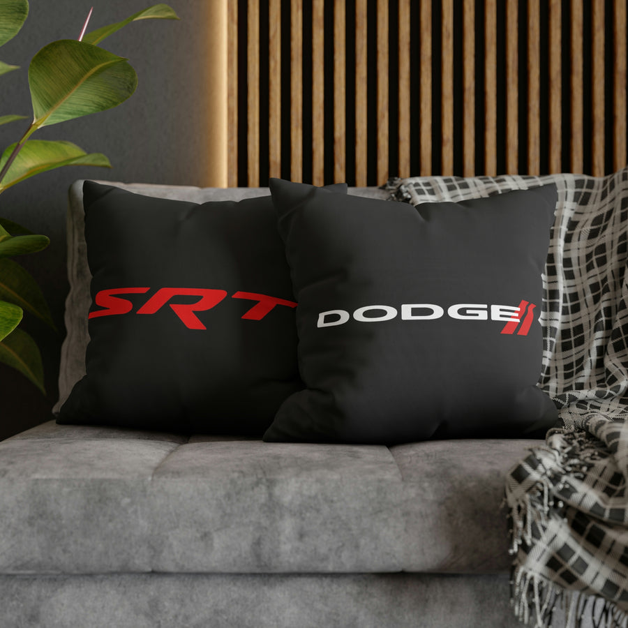 Black Spun Polyester Dodge pillowcase™