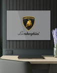 Grey Lamborghini Acrylic Prints (French Cleat Hanging)™