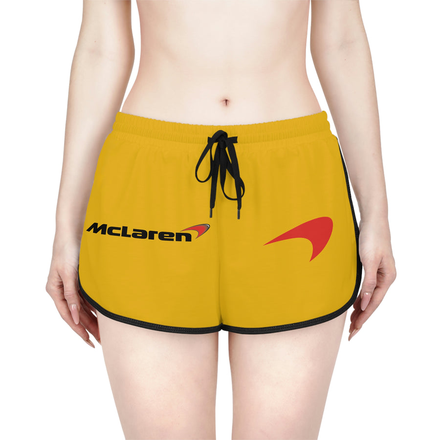 Women's Yellow Mclaren Relaxed Shorts™