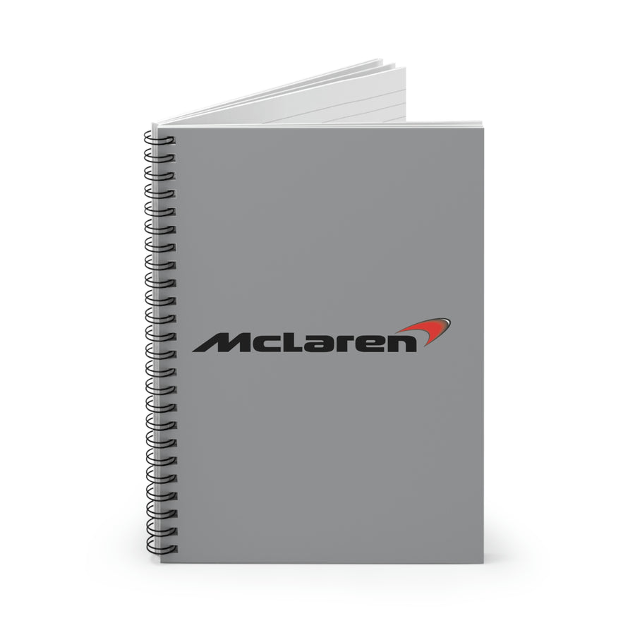 Grey McLaren Spiral Notebook - Ruled Line™