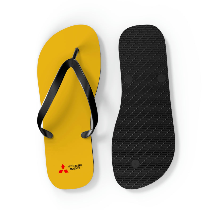 Unisex Yellow Mitsubishi Flip Flops™