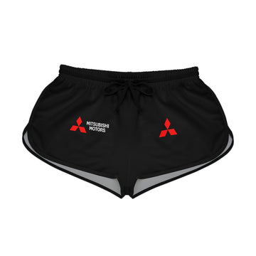 Women's Black Mitsubishi Relaxed Shorts™