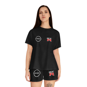 Women's Black Nissan GTR Short Pajama Set™