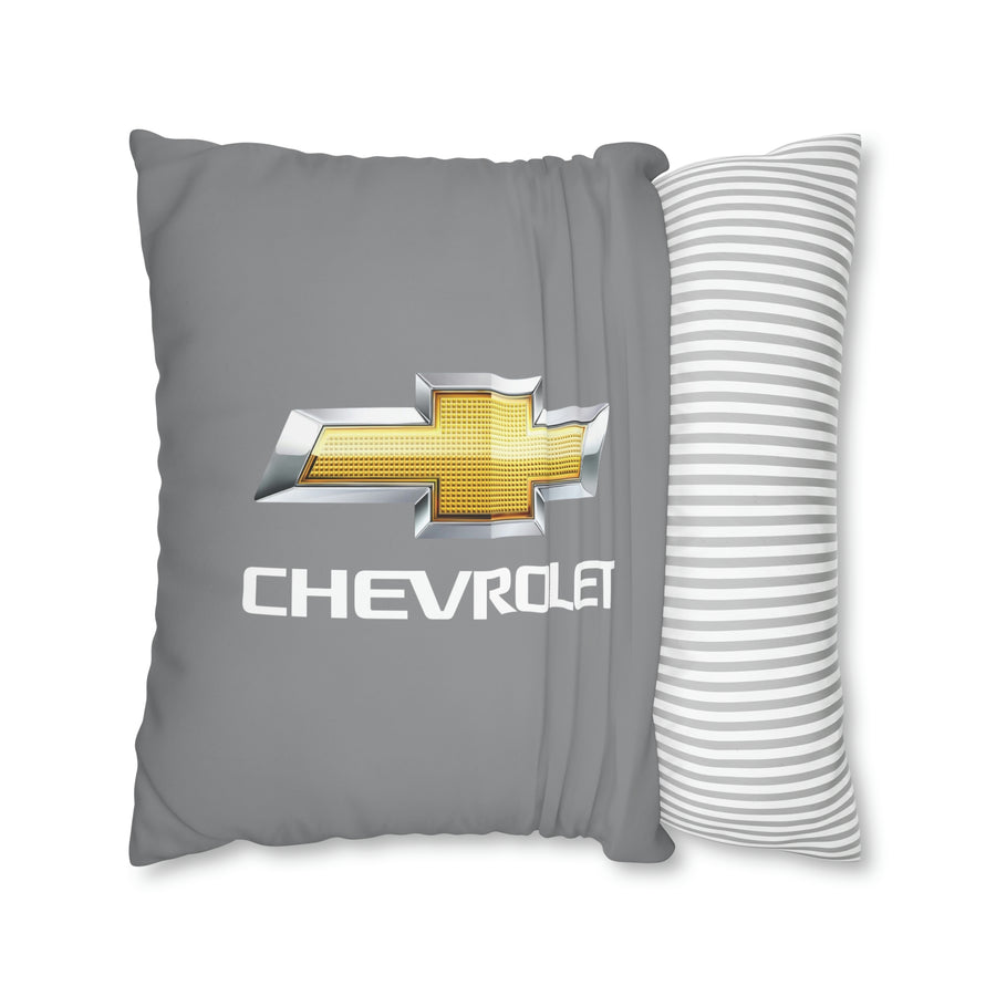 Grey Chevrolet Spun Polyester pillowcase™