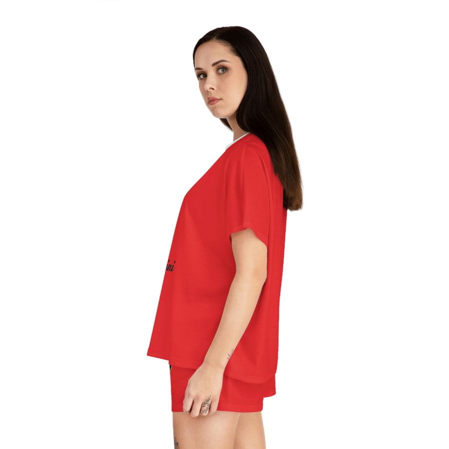 Women's Red Lamborghini Short Pajama Set™