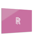 Light Pink Rolls Royce Acrylic Prints (French Cleat Hanging)™