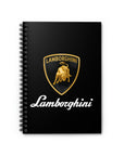 Black Lamborghini Spiral Notebook - Ruled Line™