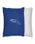 Dark Blue Jaguar Spun Polyester pillowcase™