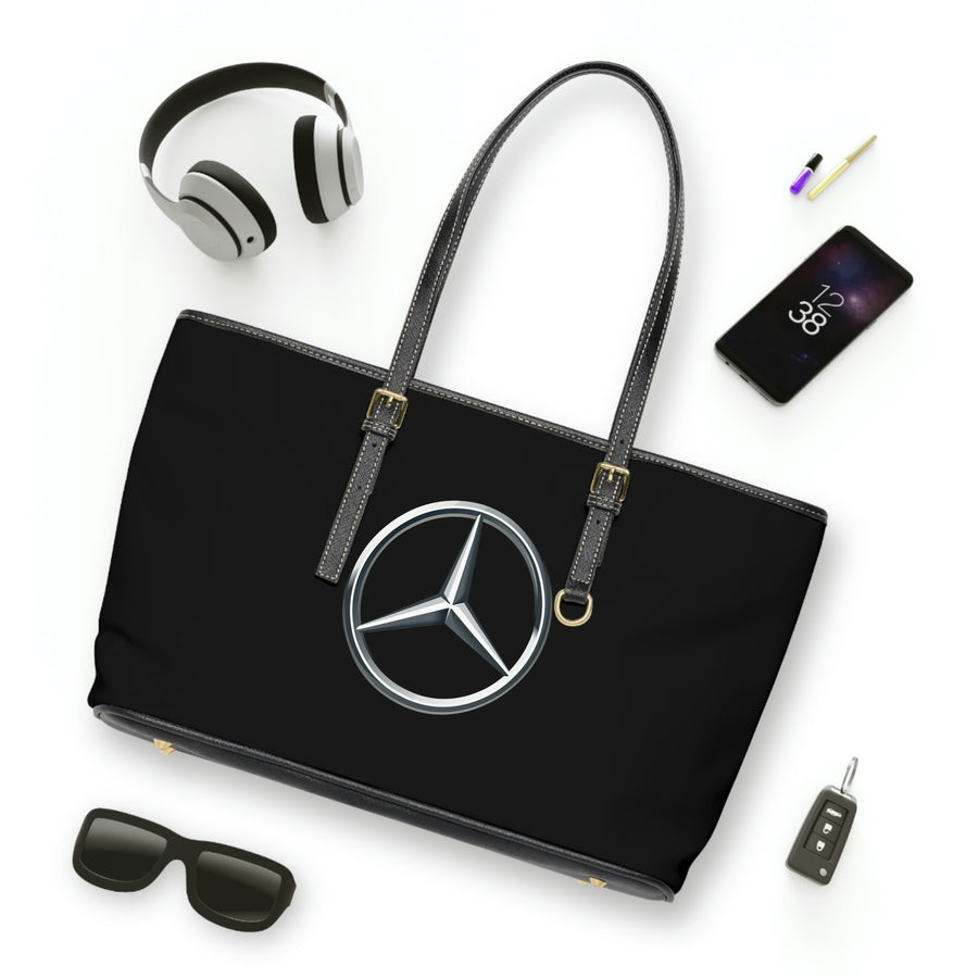 Black Mercedes Leather Shoulder Bag™