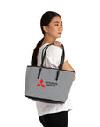 Grey Mitsubishi Leather Shoulder Bag™