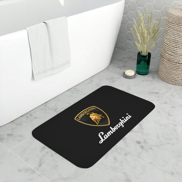 Black Lamborghini Memory Foam Bathmat™