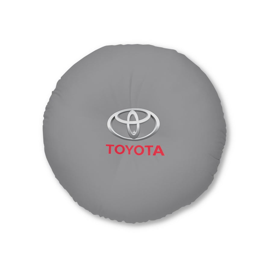 Grey Toyota Tufted Floor Pillow, Round™