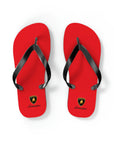 Unisex Red Lamborghini Flip Flops™