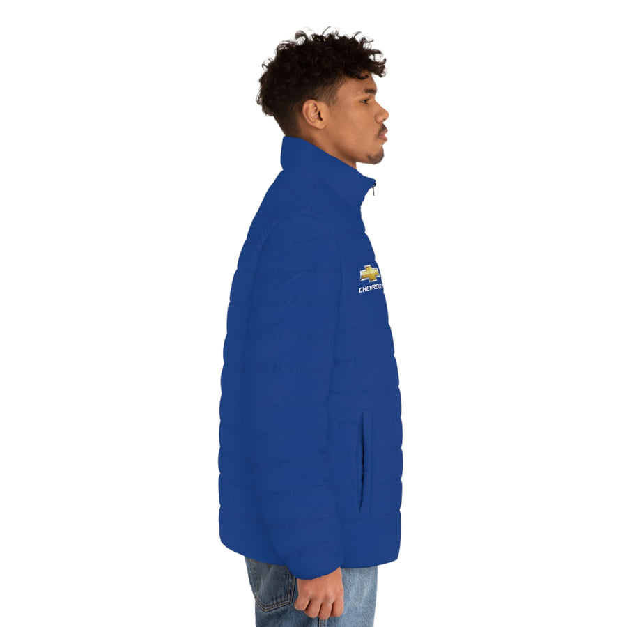 Men's Dark Blue Chevrolet Puffer Jacket™