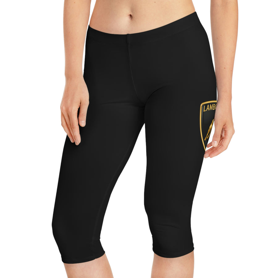 Women's Black Lamborghini Capri Leggings™