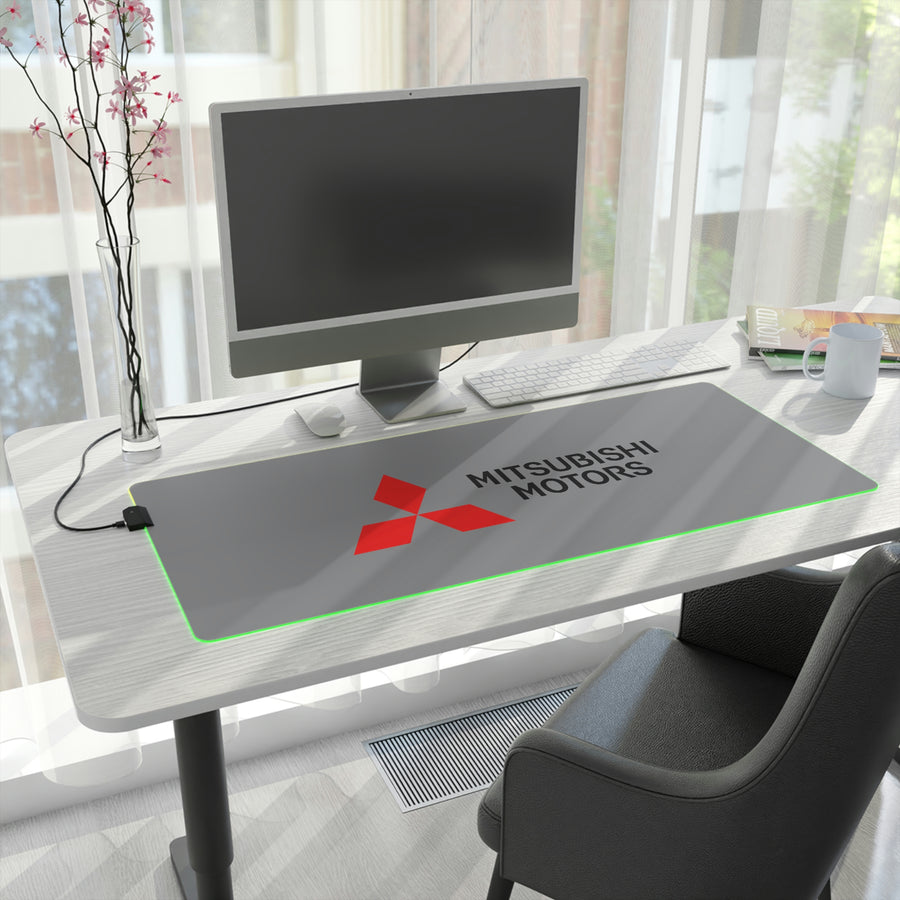 Grey Mitsubishi LED Gaming Mouse Pad™