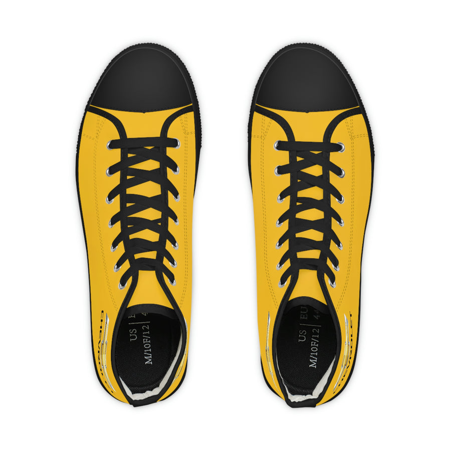 Men's Yellow Chevrolet High Top Sneakers™