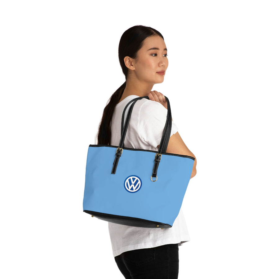 Light Blue Volkswagen Leather Shoulder Bag™