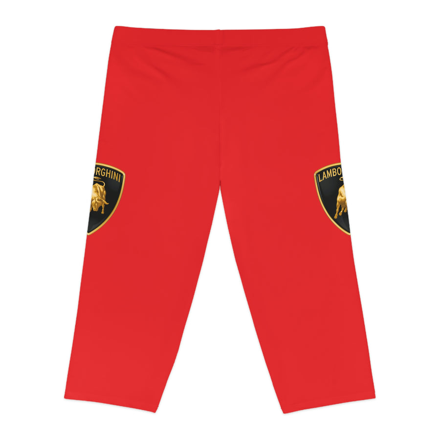 Women's Red Lamborghini Capri Leggings™