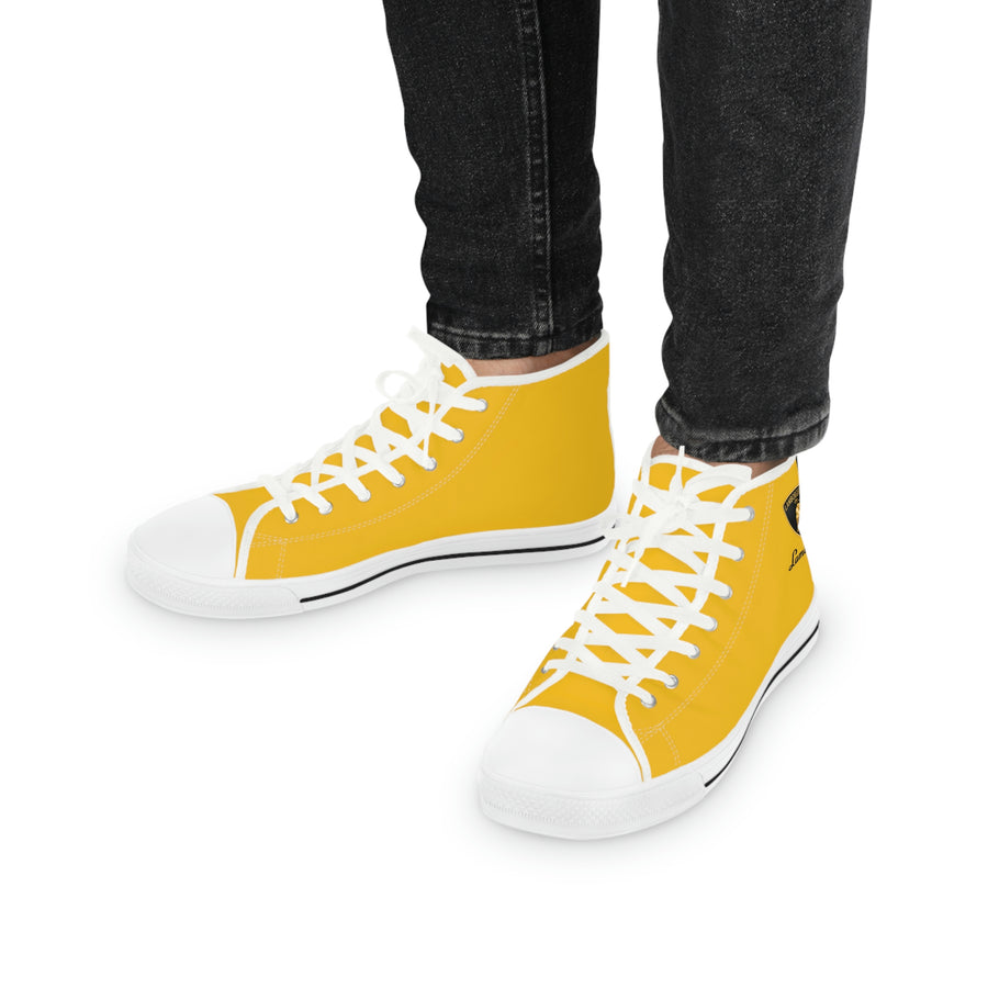 Men's Yellow Lamborghini High Top Sneakers™