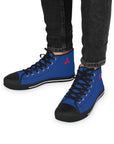 Men's Dark Blue Mitsubishi High Top Sneakers™