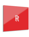 Red Rolls Royce Acrylic Prints (French Cleat Hanging)™