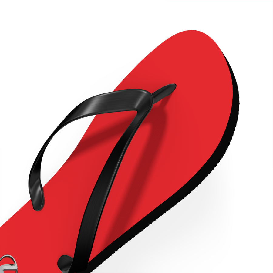 Unisex Red Lexus Flip Flops™