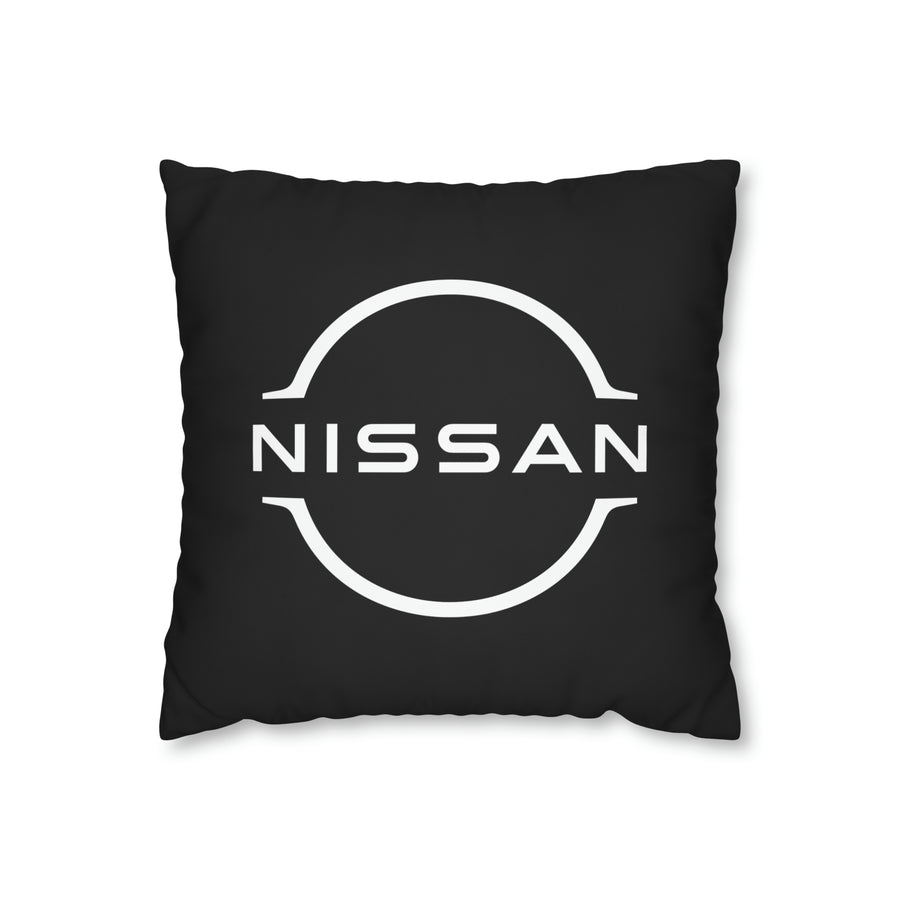 Black Spun Polyester Nissan GTR pillowcase™