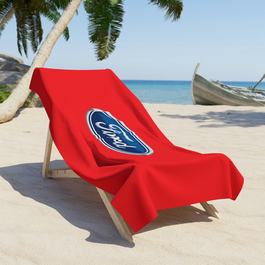 Red Ford Beach Towel™