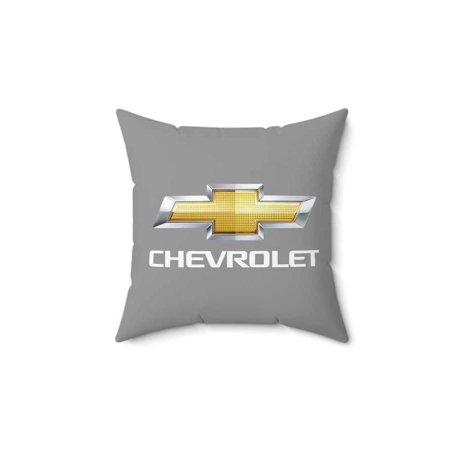 Grey Chevrolet Spun Polyester Square Pillow™
