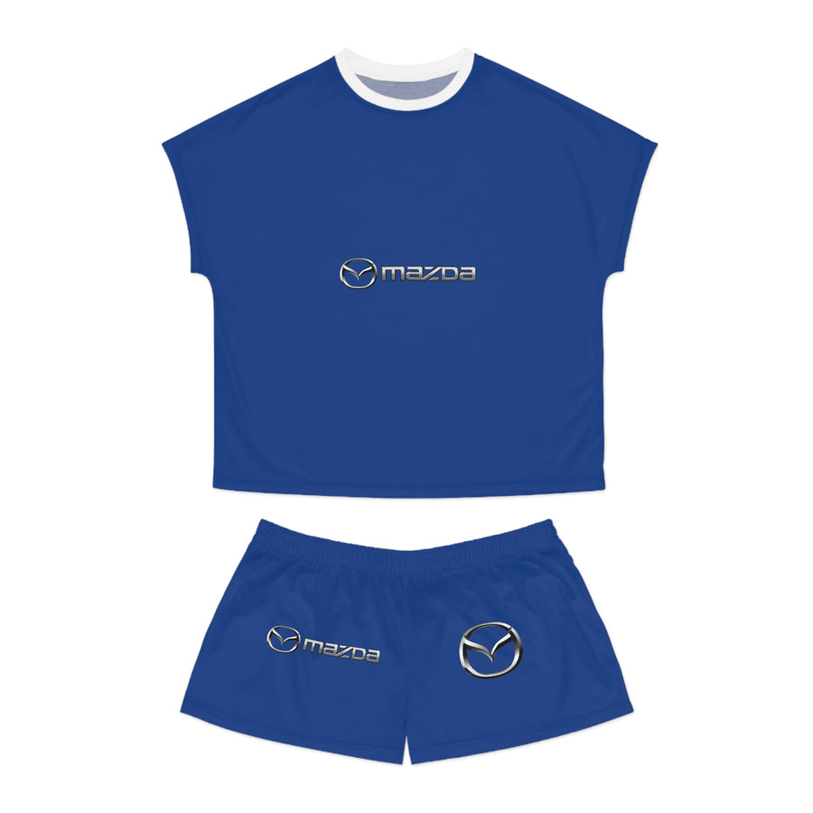 Women's Dark Blue Mazda Short Pajama Set™