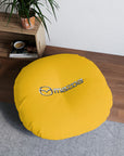 Yellow Mazda Tufted Floor Pillow, Round™