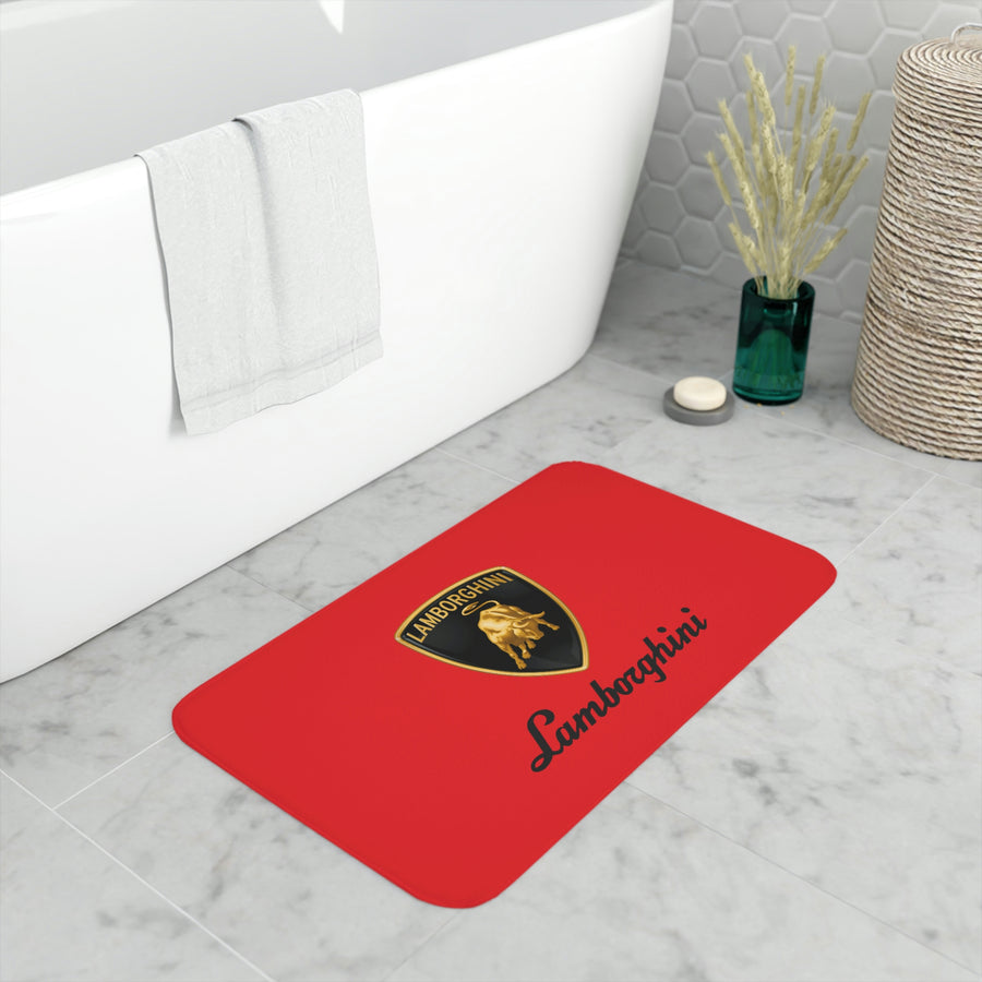 Red Lamborghini Memory Foam Bathmat™