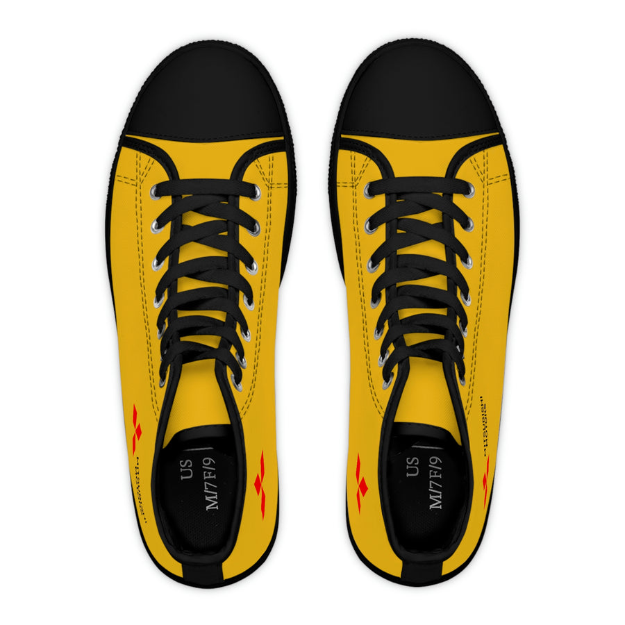 Women's Yellow Mitsubishi High Top Sneakers™