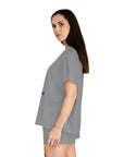 Women's Grey Lamborghini Short Pajama Set™