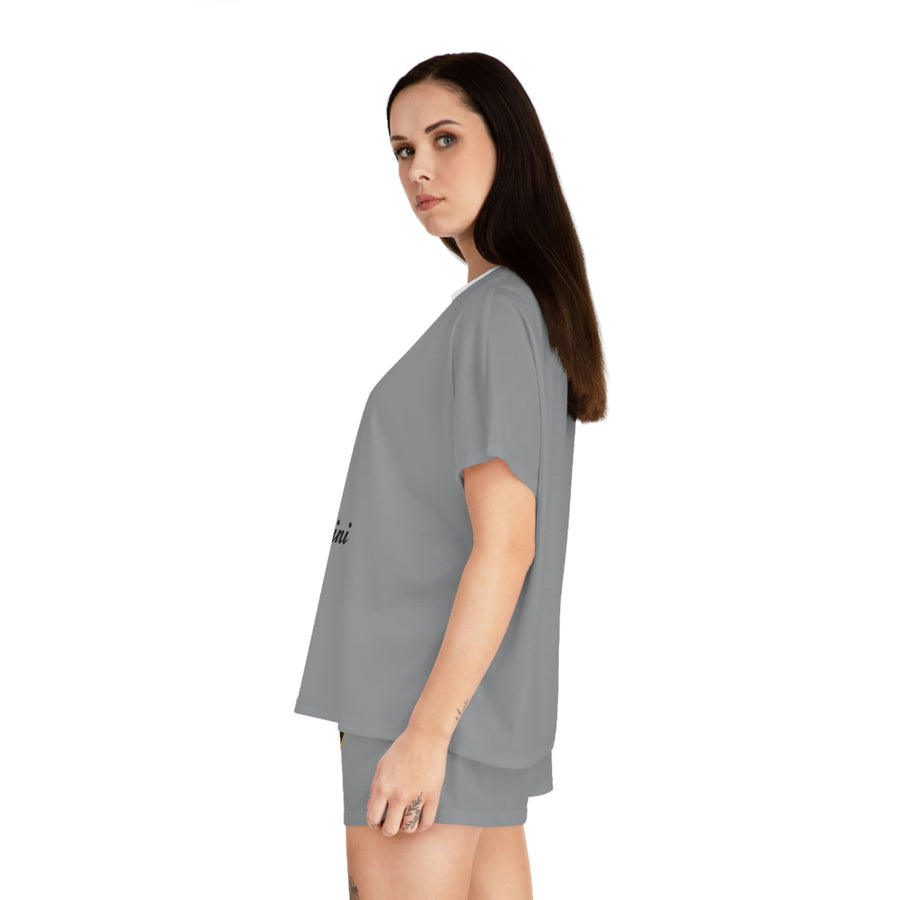 Women's Grey Lamborghini Short Pajama Set™