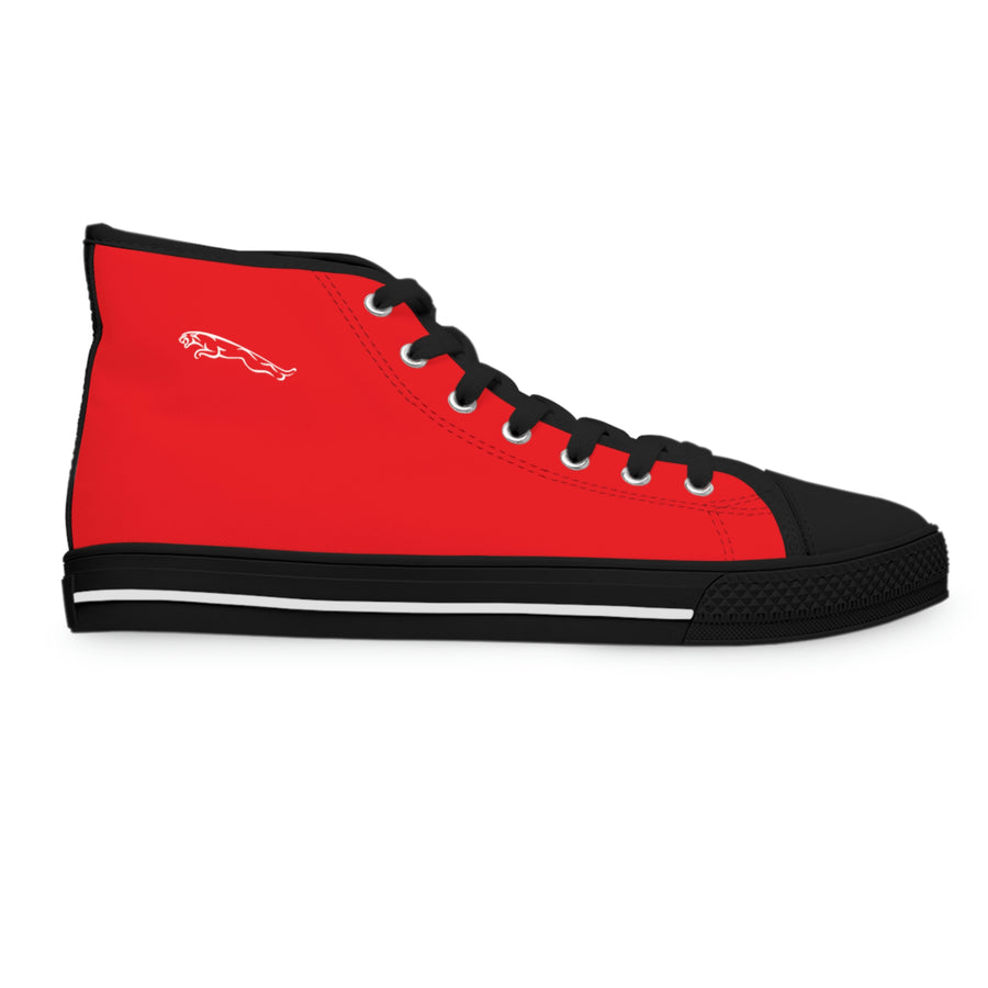 Women's Red Jaguar High Top Sneakers™