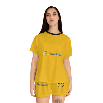 Women's Yellow Mazda Short Pajama Set™