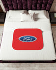 Red Ford Sherpa Blanket™